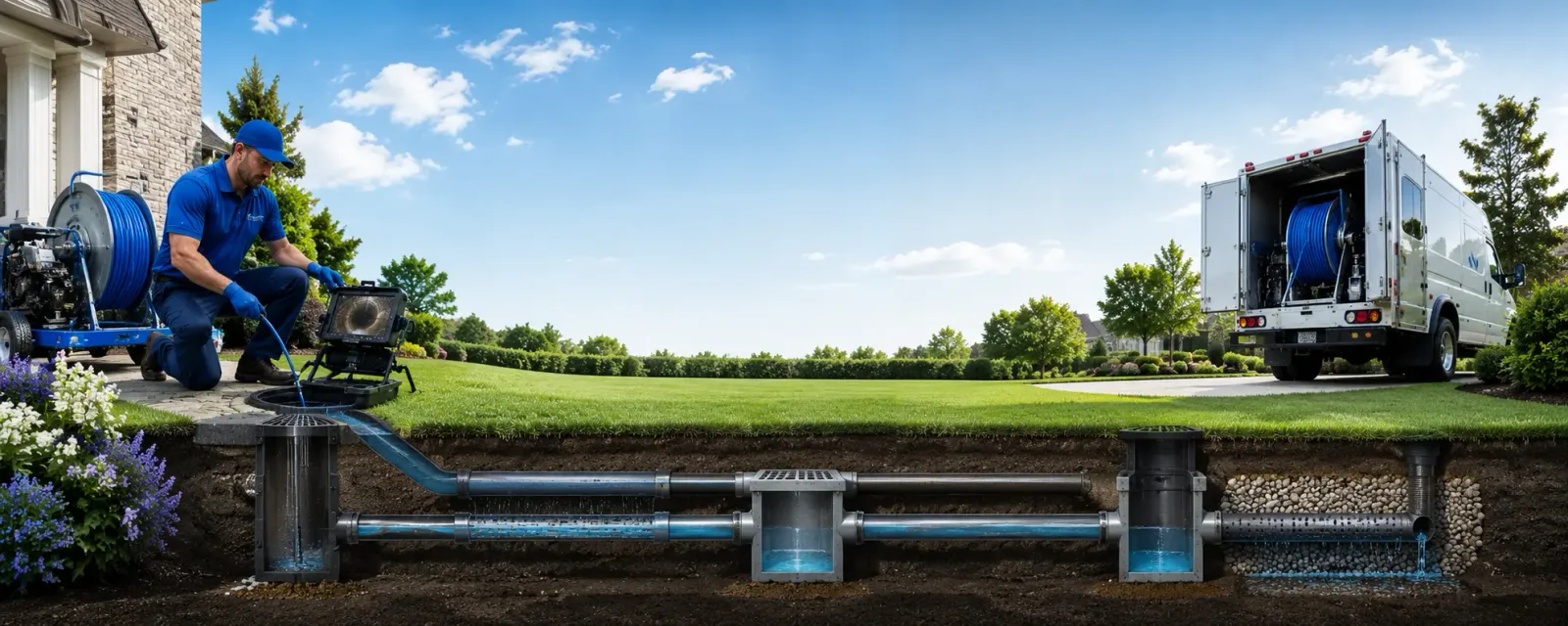 Outdoor drain cleaning information for Christiansburg, VA